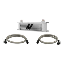 Cargar imagen en el visor de la galería, Mishimoto Universal 10 Row Oil Cooler Kit (Metal Braided Lines)