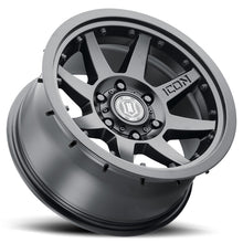 Cargar imagen en el visor de la galería, ICON Rebound Pro 17x8.5 6x5.5 0mm Offset 4.75in BS 106.1mm Bore Satin Black Wheel