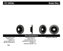 Cargar imagen en el visor de la galería, StopTech 00-03 BMW M5 (E39) Slotted &amp; Drilled Left Rear Rotor