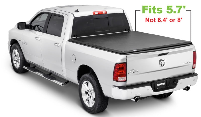 Tonno Pro 09-17 Dodge RAM 1500 5.7ft Fleetside Hard Fold Tonneau Cover