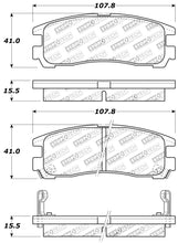 Cargar imagen en el visor de la galería, StopTech Performance 4/89-99 Mitsubishi Eclipse GST Rear Brake Pads