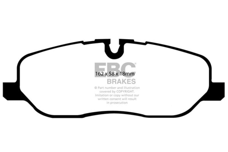 EBC 05-10 Land Rover LR3 4.4 Yellowstuff Front Brake Pads