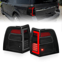 Load image into Gallery viewer, ANZO 07-17 Ford Expedition LED Taillights w/ Light Bar Black Housing Smoke Lens