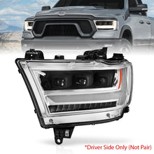 Cargar imagen en el visor de la galería, ANZO 19-20 Dodge Ram 1500 Tradesman LED Projector Headlights Plank Style w/Sequential Black (Driver)