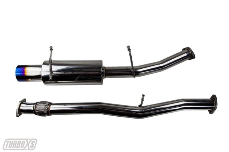 Turbo XS 02-07 WRX-STi Catback Exhaust Blued Tips