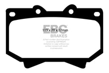 Cargar imagen en el visor de la galería, EBC 98-07 Lexus LX470 4.7 Yellowstuff Front Brake Pads