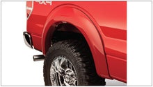 Cargar imagen en el visor de la galería, Bushwacker 09-14 Ford F-150 Styleside Extend-A-Fender Style Flares 4pc 67.0/78.8/97.4in Bed - Black