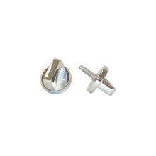 Cargar imagen en el visor de la galería, Rugged Ridge Interior Windshield Knob Set Chrome 76-86 Jeep CJ