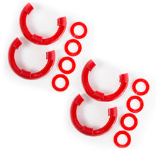 Cargar imagen en el visor de la galería, Rugged Ridge 3/4in Red D-Ring Isolator Kit