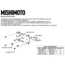 Cargar imagen en el visor de la galería, Mishimoto 2021+ Ford Bronco Modular Bumper License Plate Relocation