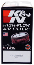 Cargar imagen en el visor de la galería, K&amp;N Custom Air Filter Round 5-3/8in OD x 4in ID x 2in H