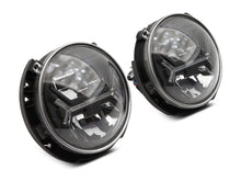 Cargar imagen en el visor de la galería, Raxiom 07-18 Jeep Wrangler JK LED Halo Headlights- Black Housing (Clear Lens)