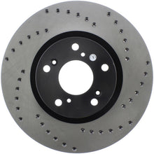 Cargar imagen en el visor de la galería, StopTech 06-08 Honda Civic Si Cross Drilled Left Front Rotor