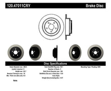 Cargar imagen en el visor de la galería, Stoptech 02-05 WRX Rear CRYO-STOP Rotor