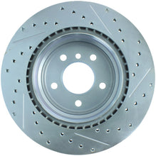 Cargar imagen en el visor de la galería, StopTech Select Sport 07-13 BMW 335i Slotted &amp; Drilled Vented Right Rear Brake Rotor