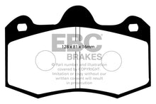 Cargar imagen en el visor de la galería, EBC 11+ Mclaren MP4-12C 3.8 Twin Turbo Bluestuff Rear Brake Pads