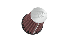 Cargar imagen en el visor de la galería, K&amp;N Universal Chrome Filter 2.25 Inch Flange / 3.5 Inch Base / 2 Inch Top / 4 Inch Height
