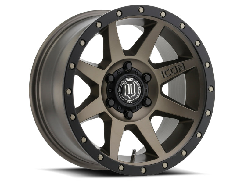 ICON Rebound 17x8.5 6x5.5 25mm Offset 5.75in BS 95.1mm Bore Bronze Wheel