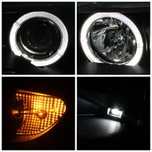 Cargar imagen en el visor de la galería, Spyder BMW E46 3-Series 04-06 2 DR Projector Halogen Model- LED Halo Blk PRO-YD-BMWE4604-2DR-HL-BK