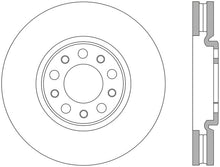 Cargar imagen en el visor de la galería, StopTech 13+ Dodge Dart Performance Slotted &amp; Drilled Front Left Rotor