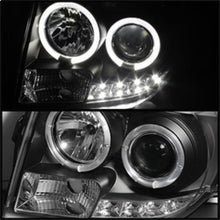 Cargar imagen en el visor de la galería, Spyder Ford Escape 08-12 Projector Headlights Halogen Model Only - DRL Black PRO-YD-FES08-DRL-BK