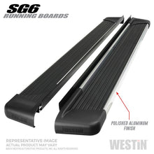 Cargar imagen en el visor de la galería, Westin SG6 Polished Aluminum Running Boards 74.25 in