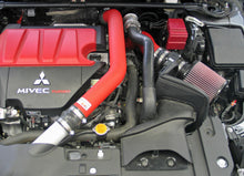 Cargar imagen en el visor de la galería, K&amp;N 08-09 Mitsubishi Evo X Wrinkle Red Typhoon Short Ram Intake