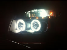 Cargar imagen en el visor de la galería, Spyder Nissan Titan 04-14/Armada 04-07 Projector Headlights CCFL Halo LED Blk PRO-YD-NTI04-CCFL-BK