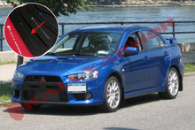 Cargar imagen en el visor de la galería, Rally Armor 08-17 Mitsubishi EVO X Black UR Mud Flap w/ Grey Logo