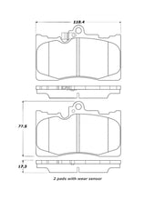 Load image into Gallery viewer, StopTech Street Touring 06 Lexus GS300/430 / 07-08 GS350 Front Brake Pads