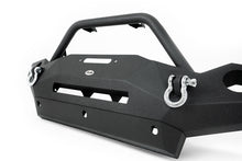 Cargar imagen en el visor de la galería, DV8 Offroad 07-18 Wrangler JK FS-18 Mid Length Steel Front Bumper w/ Fog Lights