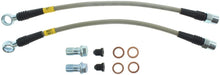 Cargar imagen en el visor de la galería, StopTech 07-08 Audi RS4 Rear Stainless Steel Brake Line Kit