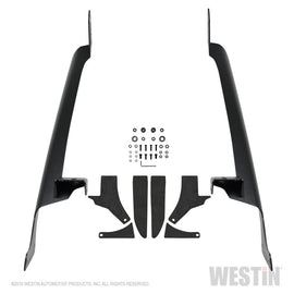 Westin 18-19 Jeep Wrangler Pillar LED Light Mount - Textured Black