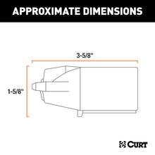 Load image into Gallery viewer, Curt 7-Way RV Blade Connector Plug (Trailer Side Black Plastic Packaged)