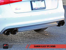 Cargar imagen en el visor de la galería, AWE Tuning Audi C7 / C7.5 S6 4.0T Touring Edition Exhaust - Diamond Black Tips