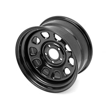 Cargar imagen en el visor de la galería, Rugged Ridge Black D-Window Wheel 17x9-in 5x5-In bolt pattern