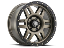 Cargar imagen en el visor de la galería, ICON Six Speed 17x8.5 6x5.5 0mm Offset 4.75in BS 108mm Bore Bronze Wheel