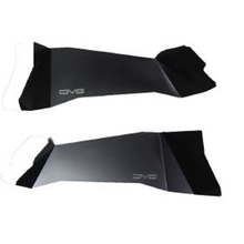 Cargar imagen en el visor de la galería, DV8 Offroad 07-18 Jeep Wrangler JK Rear Aluminum Inner Fender - Black