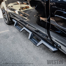 Load image into Gallery viewer, Westin 19-20 Chevrolet Silverado / GMC Sierra 1500 Double Cab HDX Drop Nerf Step Bars - Textured Blk