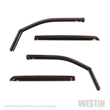 Cargar imagen en el visor de la galería, Westin 19-22 Ram 1500 Crew Cab(Excl. 19-22 Ram 1500 Classic) In Channel Wind Deflector 4pc - Smoke