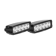 Cargar imagen en el visor de la galería, Westin Fusion5 LED Light Bar Single Row 5.5 inch Flex w/3W Epistar (Set of 2) - Black