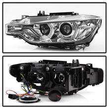 Cargar imagen en el visor de la galería, Spyder 12-14 BMW F30 3 Series 4DR Projector Headlights - LED DRL - Chrome (PRO-YD-BMWF3012-DRL-C)