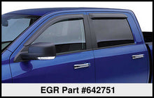 Cargar imagen en el visor de la galería, EGR 09+ Dodge F/S Pickup Crew Cab Tape-On Window Visors - Set of 4 (642751)