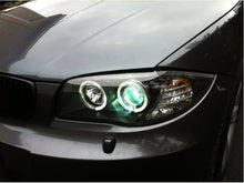 Cargar imagen en el visor de la galería, Spyder BMW E87 1-Series 08-11 Projector Headlights LED Halo Black High H1 Low H7 PRO-YD-BMWE87-HL-BK