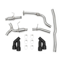 Cargar imagen en el visor de la galería, Mishimoto 2016+ Chevrolet Camaro 2.0T Quad Black Tip Cat-Back Exhaust