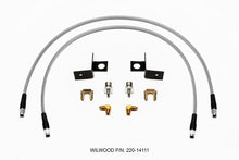 Cargar imagen en el visor de la galería, Wilwood Flexline Kit 30 inch -3 3/8-24 IF 1/8 NPT 90 Degree