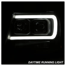 Cargar imagen en el visor de la galería, Spyder 07-14 Chevy Suburban/1500/2500/Tahoe V2 Projector Headlights All Blk PRO-YD-CSUB07V2-DRL-BKV2