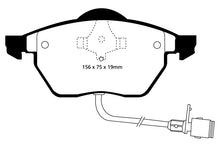 Cargar imagen en el visor de la galería, EBC 91-94 Audi 100 Quattro 2.8 (ATE) Redstuff Front Brake Pads