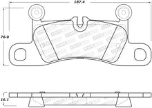 Cargar imagen en el visor de la galería, StopTech 11-17 Volkswagen Touareg Street Performance Rear Brake Pads