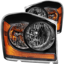 Cargar imagen en el visor de la galería, ANZO 2004-2006 Dodge Durango Crystal Headlights Black